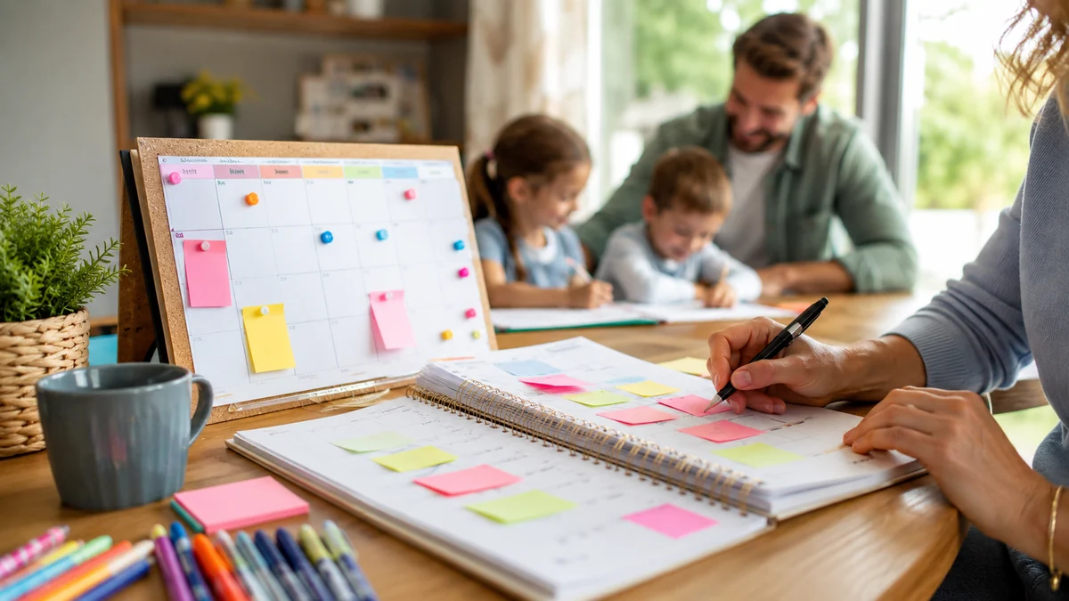 Foto zum Artikel: Familienkalender organisieren: Termine, Aufgaben und Ruhezeiten im Blick