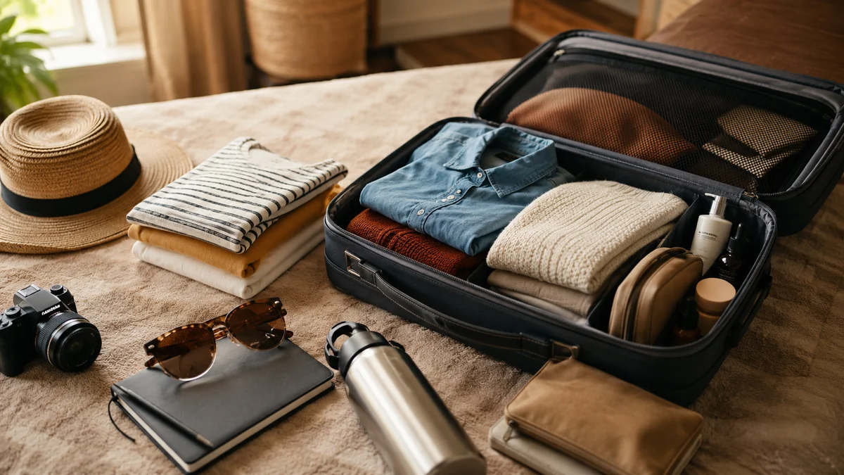 Foto zum Artikel: Packliste für Kurzurlaub: Weniger mitnehmen, besser reisen