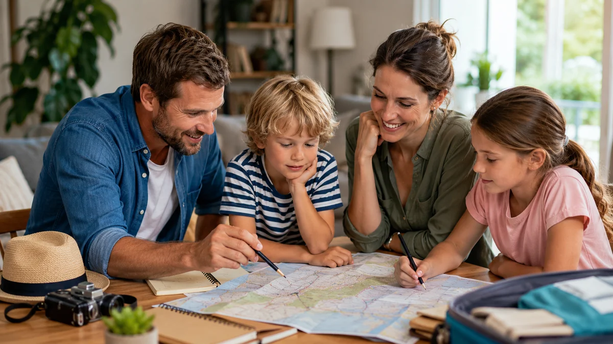 Foto zum Artikel: Familienurlaub entspannter vorbereiten: Aufgaben fair verteilen